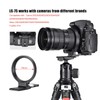 SUNWAYFOTO LS-75 75 mm Universal Swivel Cuff for DLSR Cameras,