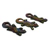 TEMPELWELT Decorative Figure Gecko with Magnet Set of 3, Albesia