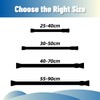 Spring Tension Rods, Adjustable Spring Loaded Expandable Small Curtain Tension