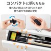 Elecom MR-ICD102BK IC Card Reader, Contact Type, Compatible with Windows