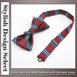 One Limitation NK009 Men's Bowtie, Stylish, Striped, Business Dress, Formal, green