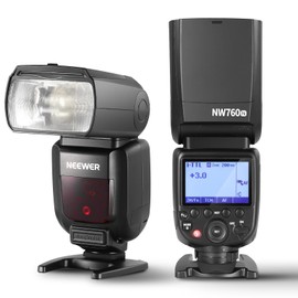 Neewer NW760-N TTL Flash Speedlite Compatible with Nikon DSLR Cameras, 76Ws GN60 2.4G 1/8000s HSS Speedlight, TCM Conversion, 230 Full Power Flashes, 0.1-2.7s Fast Recycling Flashlight