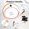 ETERMETA Minivolt Thermopile for Water Heater Compatible with Reliance, Whirlpool,