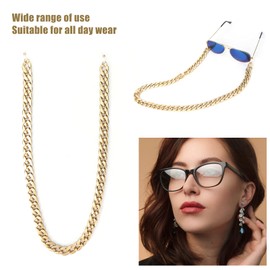 TENP Sunglasses Strap, Glasses Chain, Acrylic, Fashionable, Widely Used, Decorative for Everyday Use