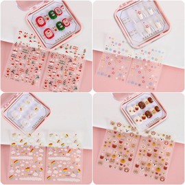 [Overseas] Nail Art Stickers, Character Nail Stickers, Nail Materials, Nail Stickers, Silver Moon Stickers, Star Stickers, Cartoon Stickers, Free Size/Dy0 16 [Bare-hand sculpture without packaging] 50ea