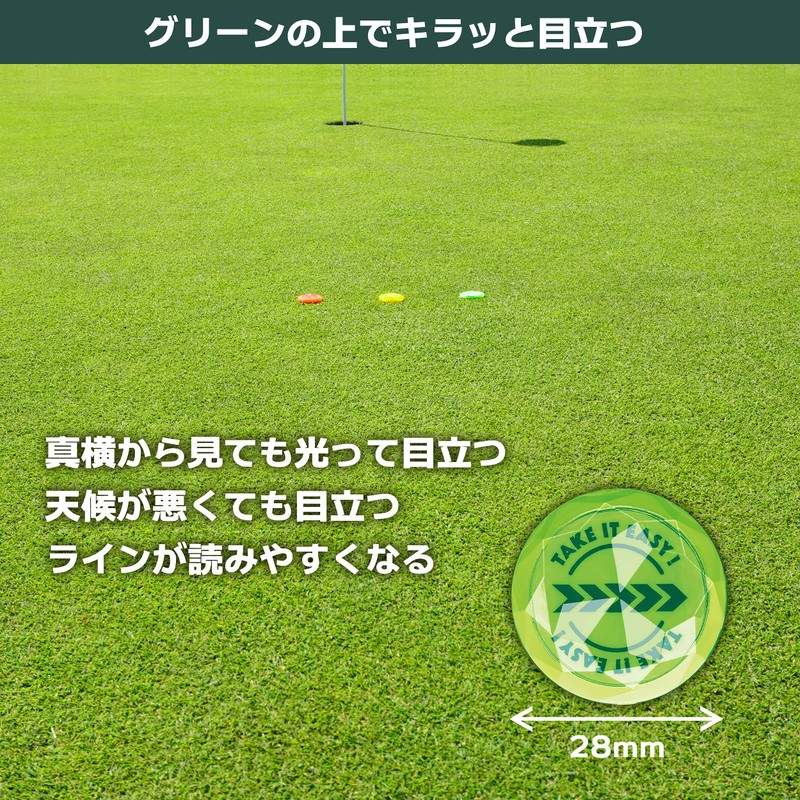 Tabata GV0885 FG B Golf Marker, Golf Round Supplies, Marker,
