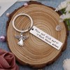 Lucky Charm Keyring Guardian Angel Gifts for Colleagues Courage Children