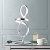 Mayful Modern Table Lamp with LED Spiral Design, Bedside Lamp