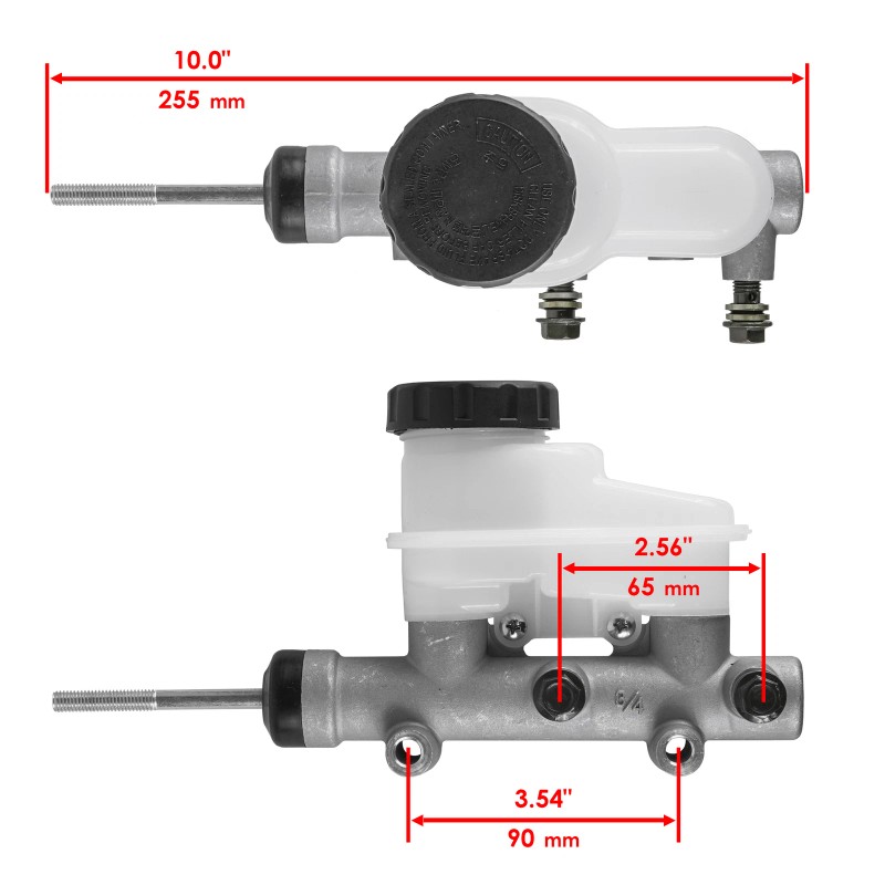 Caltric Complete Brake Master Cylinder fits Polaris RZR XP 900