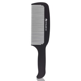 HYOUJIN HYOUJIN 901 Black Carbon Flat Top Clipper Comb 230 Heat Resistant Hair Cutting Combs Great for Clipper-cuts and Flattops