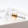 Yesmin Crystal Door Knobs,4 Pcs 30MM Crystal Drawer Carbinet Door