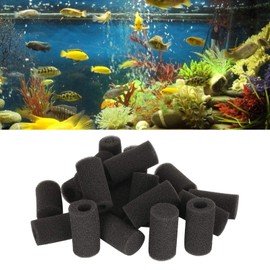 20Pcs Pre-Filter Sponge Aquarium Fish Water Inlet Sponge Filter Protector Cover Replacement Accessories Foam Rolls Compatible for Fish (1#)