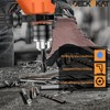 DECKRKAT 6-Piece Black Masonry Drill Bit Set for Concrete, Brick,