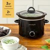 Crockpot 2-Quart Classic Slow Cooker Small Slow Cooker Black