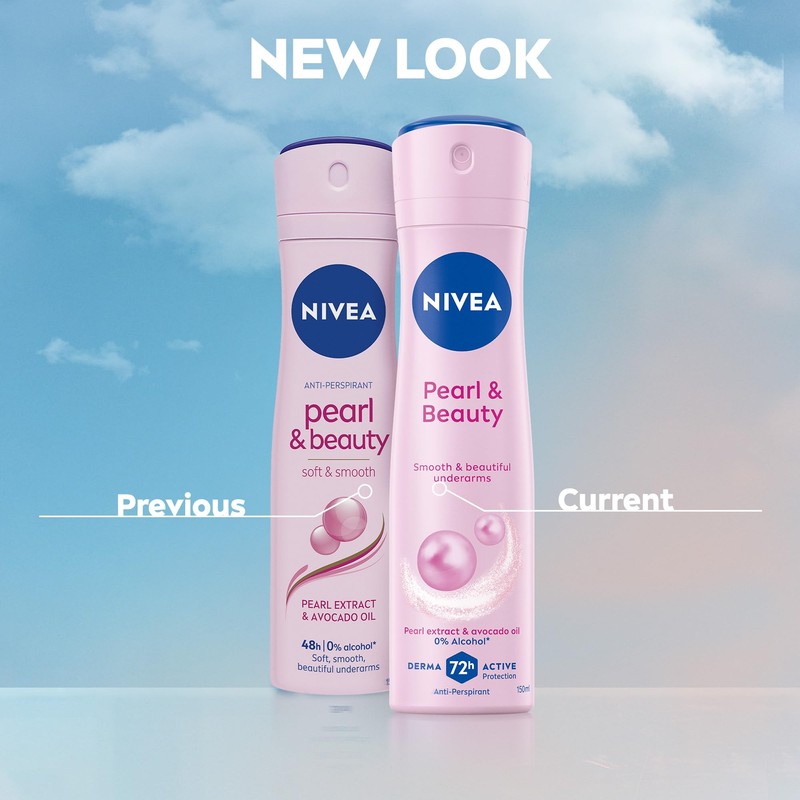 Nivea Pearl Beauty Spray Female Deodorant, 150 ml