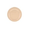 GET DP-506-T-EC Melamine Round Appetizer Plates, 6.5", Tan (Set of