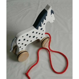 Goki Horse Alvah Pull Along Toy