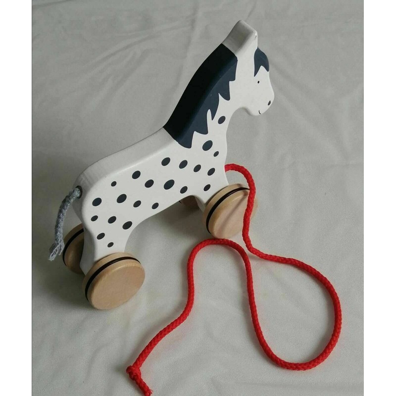 Goki Horse Alvah Pull Along Toy