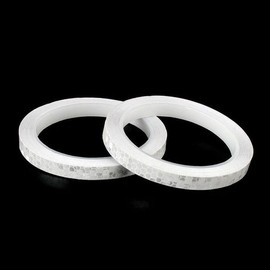 Motorcycle Tuning Hexagonal Pattern Reflective Sticker 1cm x 8M Silver / 오토바이튜닝 육각 패턴 반사스티커 1cm x 8M 실버