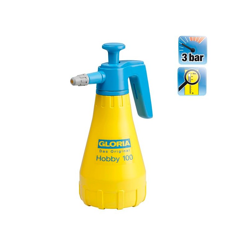 GLORIA Hobby 100 Pressure Sprayer | Garden Sprayer | Hand