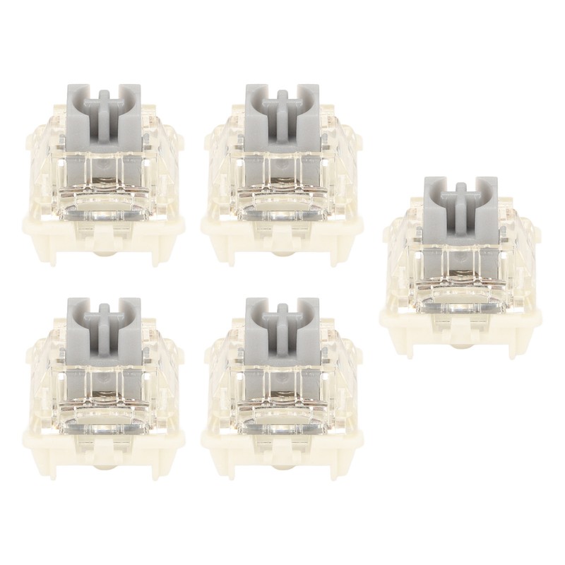 45Pcs Mechanical Keyboard Switches Waterproof Backlight Silent Linear Mechanical Key