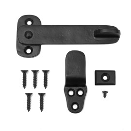 Iron Valley Hardware Brass Valley - 4" Black Flip Latch - Solid Cast Brass