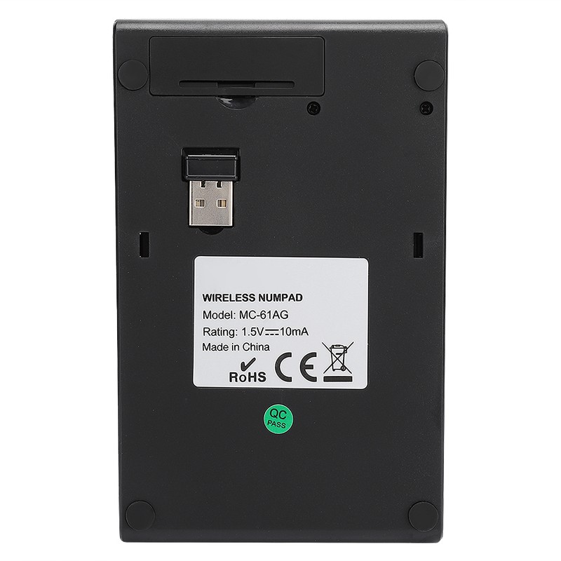 2.4G USB Wireless Numeric Keypad Portable 22 Keys Mini Number