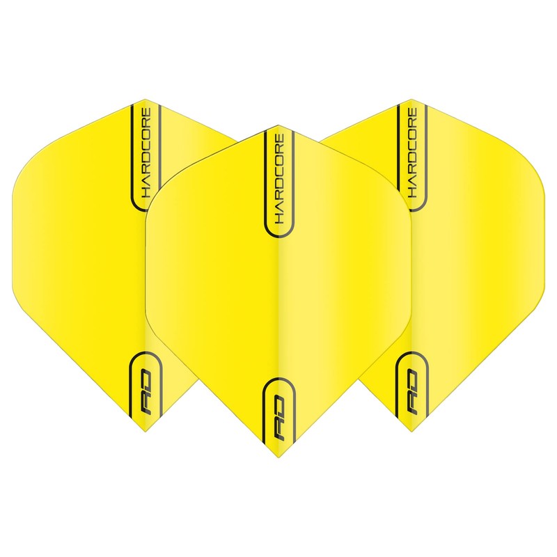 RED DRAGON Hardcore XT Fluoro Yellow Extra Thick Standard Dart