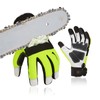 Vgo 1Pair Chainsaw Gloves, 12-Layer Chainsaw Protection on Left Hand