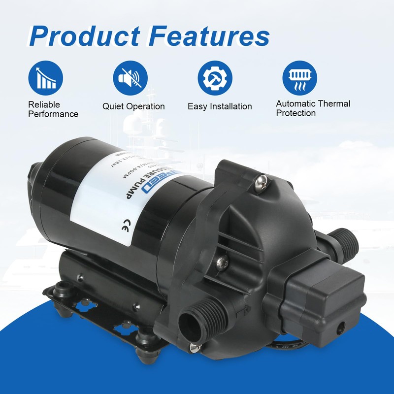DICMIC 4.0 GPM 115V AC 45 PSI Revolution Water Pump