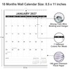 2026-2027 Wall Calendar - Runs from July 2026 until December
