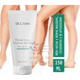 Blsamo para Masaje Relajante del Dr. C Tuna Farmasi Pferde Doble Efecto alivia Dolor Varice Artritis Frmula potenciada relajante y tranquilizante en gel enriquecida con castao. Elimina el dolor y el estrs, y reljate!