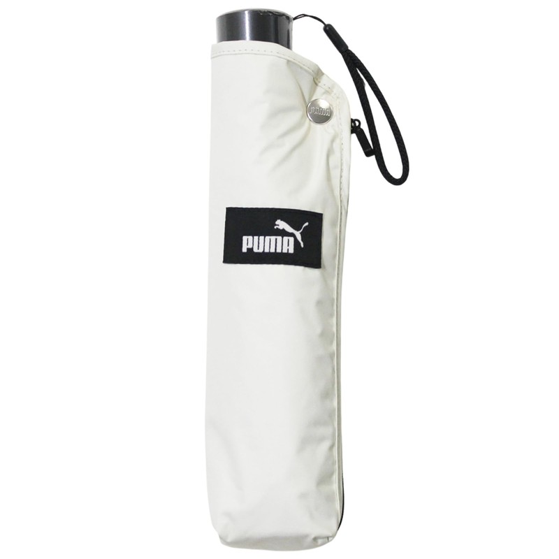 Puma PBP81MN60 Unisex Windproof Black Coating Mini Folding Umbrella, 23.6