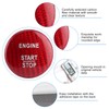 Carbon Fiber Engine Start Stop Button Cover Trim Fit for