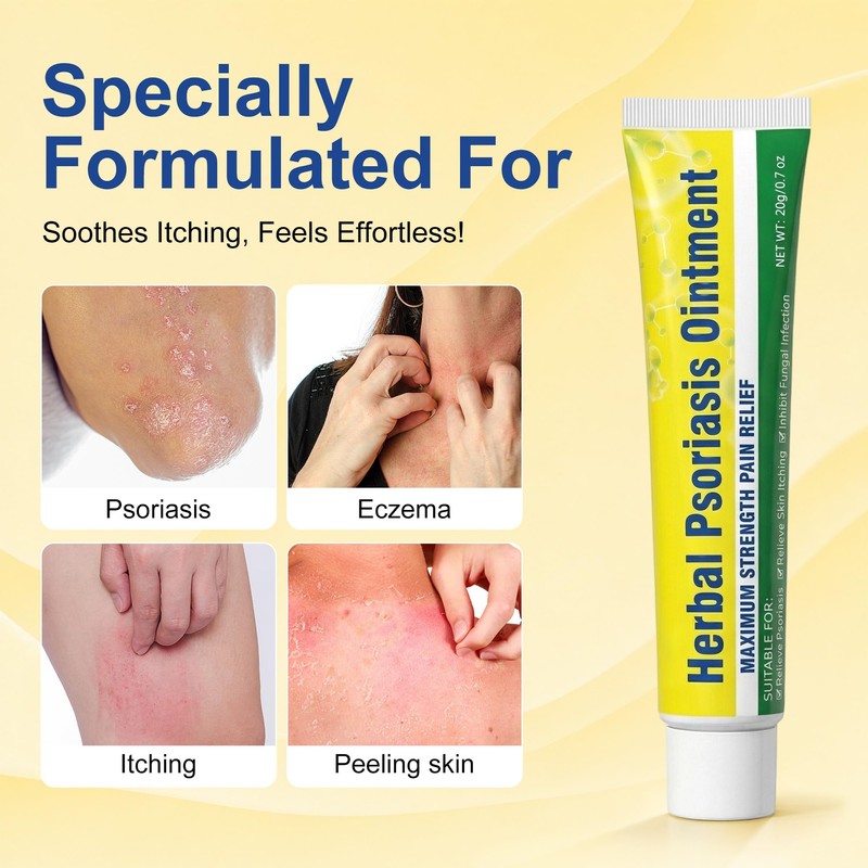 Psoriasis Cream 20g,Intensive Moisturising Cream for Very Dry, Flaky Skin
