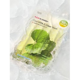 Red Blemish Cool Vita C Trace Mask 10 sheets / 레드 블레미쉬 쿨 비타C 흔적 마스크 10매