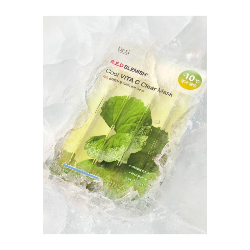 Red Blemish Cool Vita C Trace Mask 10 sheets /