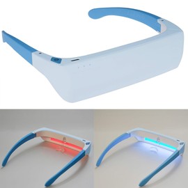 2-in-1 Red & Blue Light Therapy Glasses for Eye Comfort & Visual Wellness