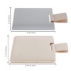 Huakaile Shatterproof Stainless Steel Compact Mirror for Purses, Unbreakable Mirror