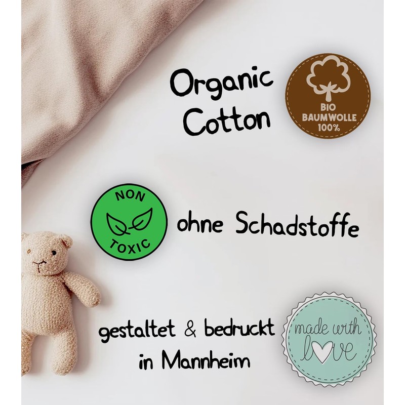 OM3® Baby Bodysuit with Saying - Papas Beste Schuss II