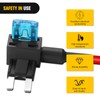Nilight Fuse Holder Add-a-circuit Fuse TAP Adapter Mini ATM APM