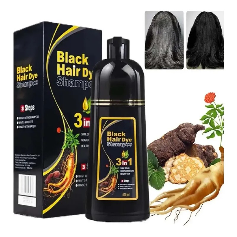 Champú De Color Instantáneo Para Teñir El Cabello De 500