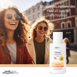 Medipharma Cosmetics Sun Protection & Care Fluid with SPF 30 Matte with Oil Control Effect