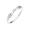Diamore Women's Ring - 925 Sterling Silver-White Diamond - 0605160213