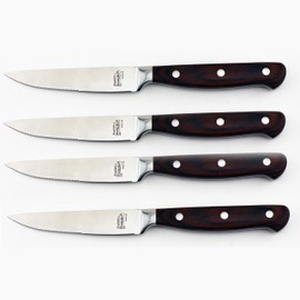 BergHOFF Pakka Wood 4 pc. Stainless Steel Steak Knife Set