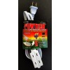 Powtech 4ft White Electrical Extension Cord Power Wire 2 Prong