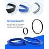 Hydraulic Log Splitter Cylinder Rebuild Seal Kit for 4.0"Bore x