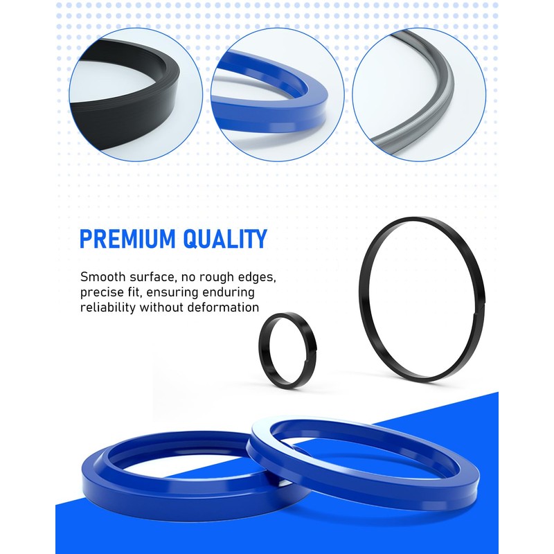 Hydraulic Log Splitter Cylinder Rebuild Seal Kit for 4.0"Bore x