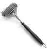 SUNRISE High Grade Stainless Steel BBQ Grill Brush with Scraper,