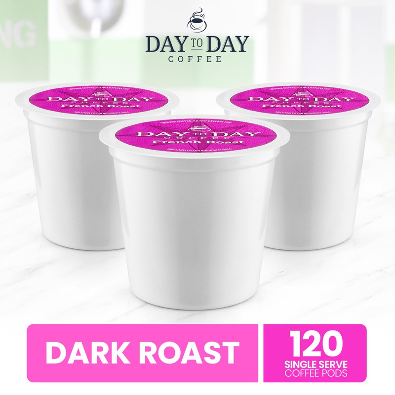 Day To Day 120-Count French Roast Dark Roast Single Serve